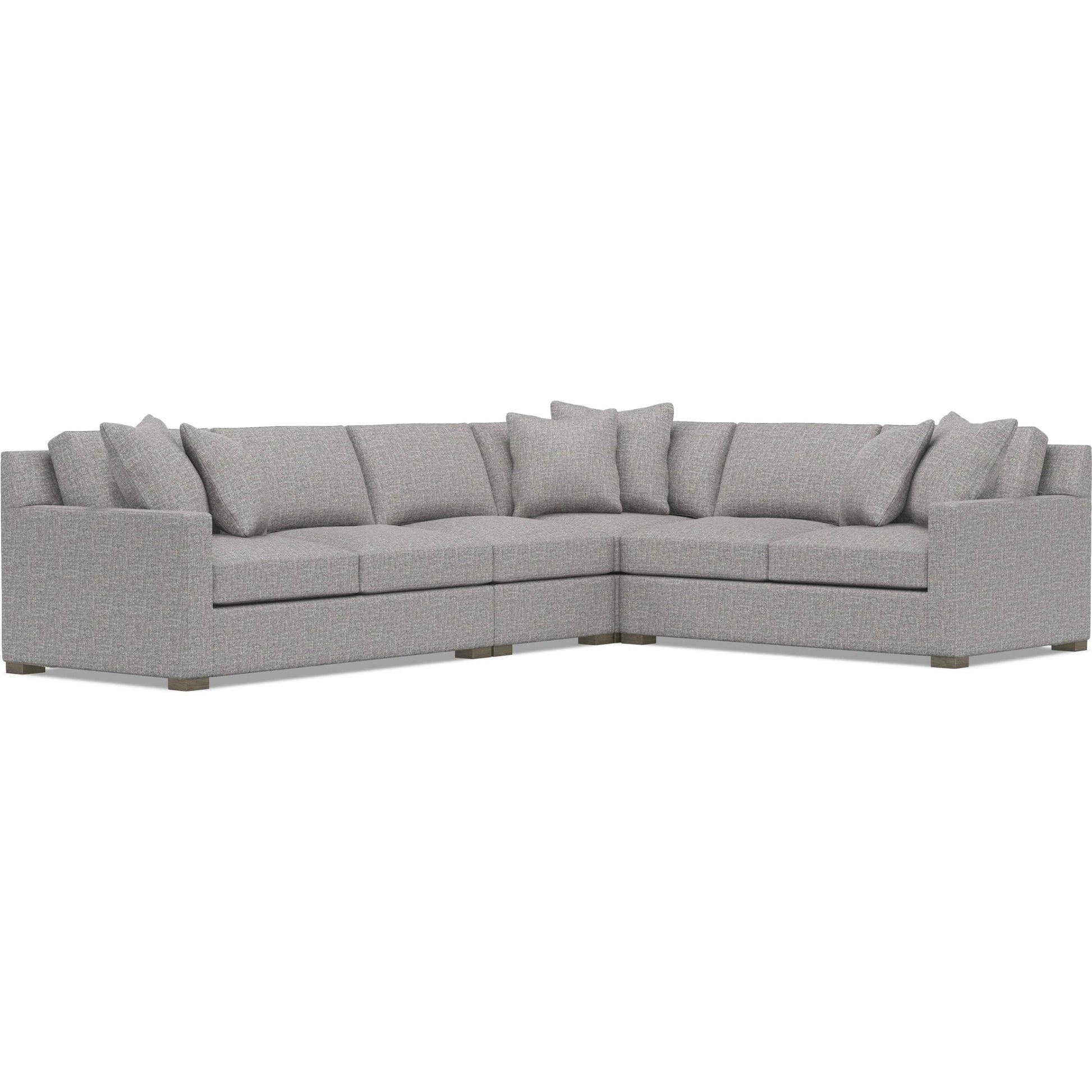 Kelsey 4-Piece Fabric Sectional by Bernhardt in wdf, 789 portobello. Made from unique in a unique style.