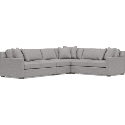 Kelsey 4-Piece Fabric Sectional by Bernhardt in wdf, 789 portobello. Made from unique in a unique style.