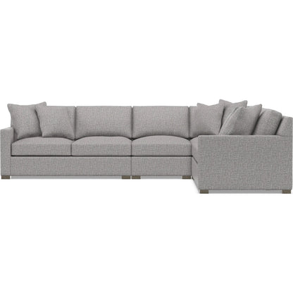 Kelsey 4-Piece Fabric Sectional by Bernhardt in wdf, 789 portobello. Made from unique in a unique style.