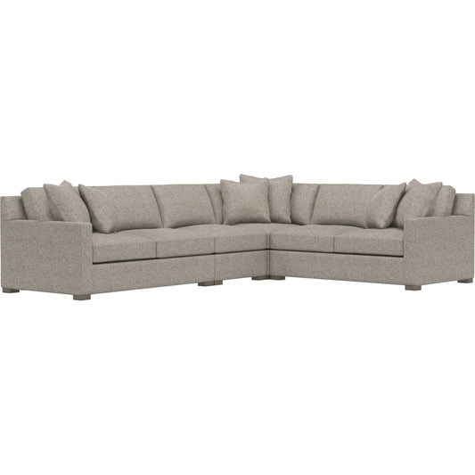 Kelsey 4-Piece Fabric Sectional by Bernhardt in wdf, 789 portobello. Made from unique in a unique style.