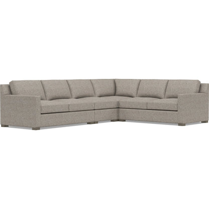 Kelsey 4-Piece Fabric Sectional by Bernhardt in wdf, 789 portobello. Made from unique in a unique style.