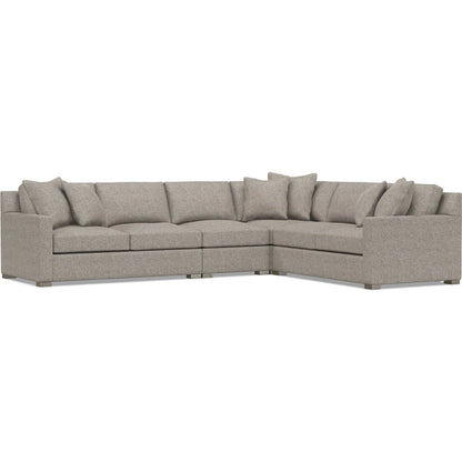 Kelsey 4-Piece Fabric Sectional by Bernhardt in wdf, 789 portobello. Made from unique in a unique style.