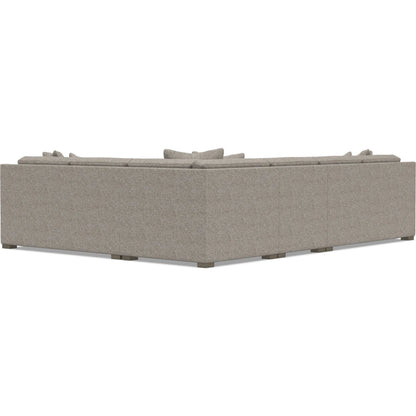 Kelsey 4-Piece Fabric Sectional by Bernhardt in wdf, 789 portobello. Made from unique in a unique style.