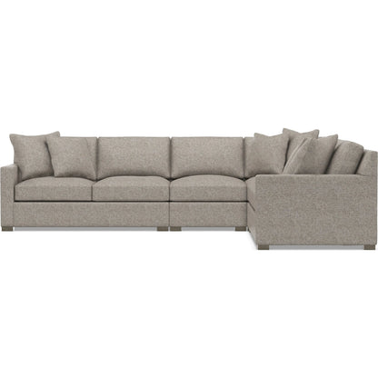 Kelsey 4-Piece Fabric Sectional by Bernhardt in wdf, 789 portobello. Made from unique in a unique style.