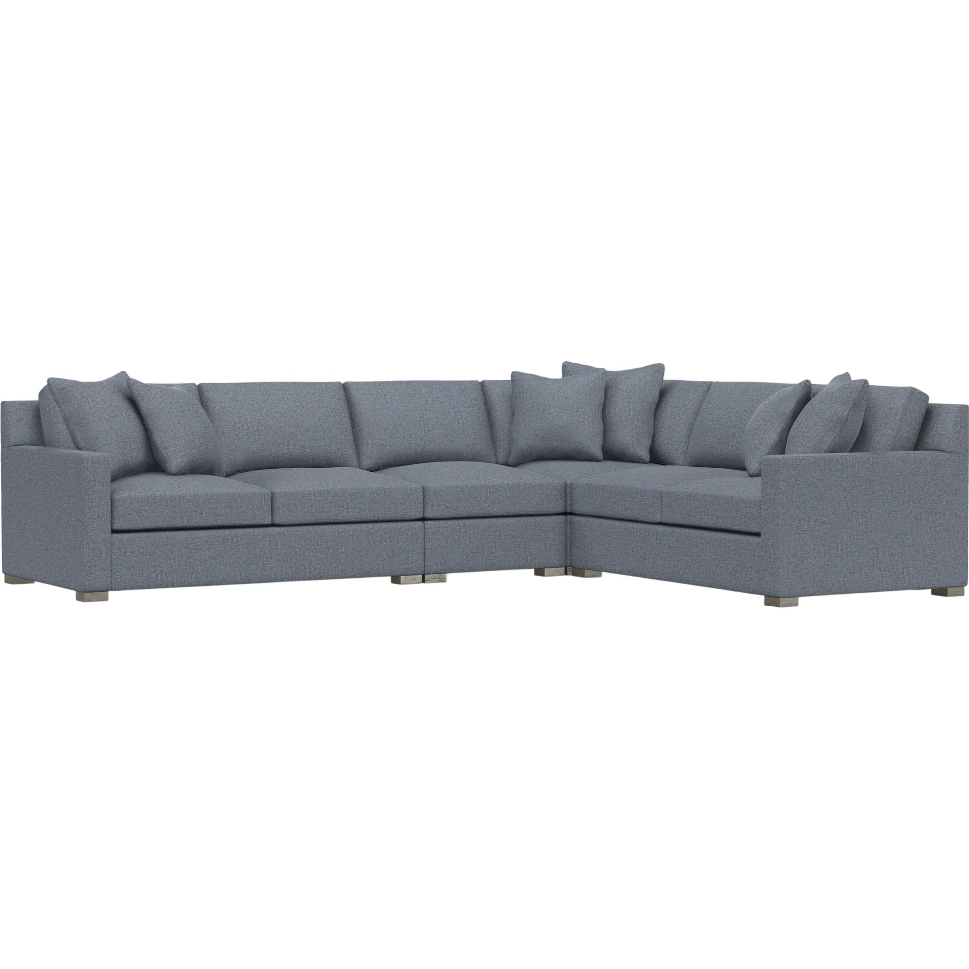Kelsey 4-Piece Fabric Sectional by Bernhardt in wdf, 789 portobello. Made from unique in a unique style.