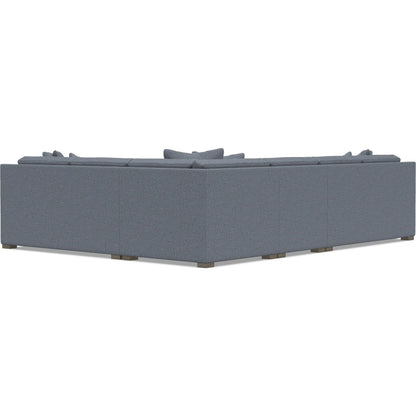 Kelsey 4-Piece Fabric Sectional by Bernhardt in wdf, 789 portobello. Made from unique in a unique style.