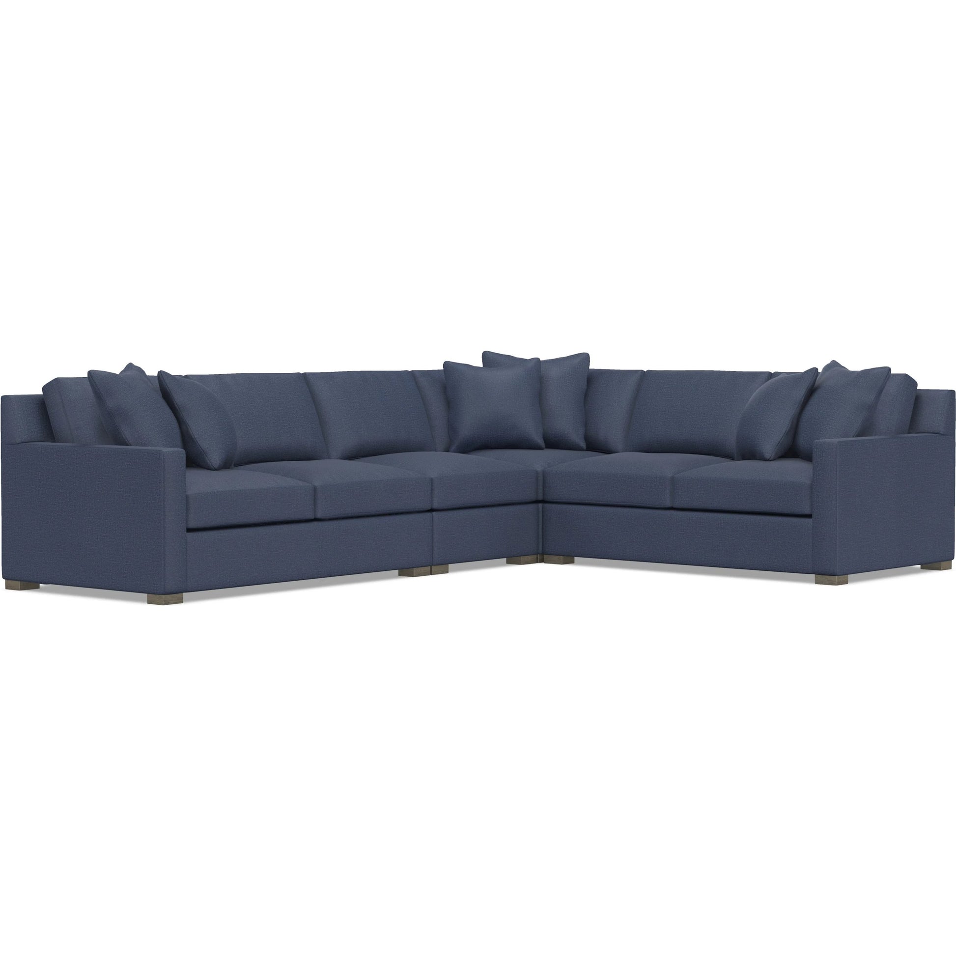 Kelsey 4-Piece Fabric Sectional by Bernhardt in wdf, 789 portobello. Made from unique in a unique style.