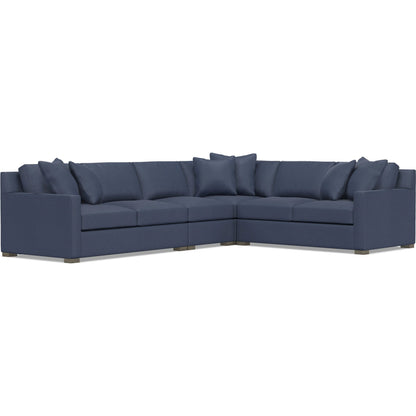 Kelsey 4-Piece Fabric Sectional by Bernhardt in wdf, 789 portobello. Made from unique in a unique style.