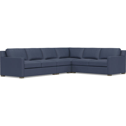 Kelsey 4-Piece Fabric Sectional by Bernhardt in wdf, 789 portobello. Made from unique in a unique style.
