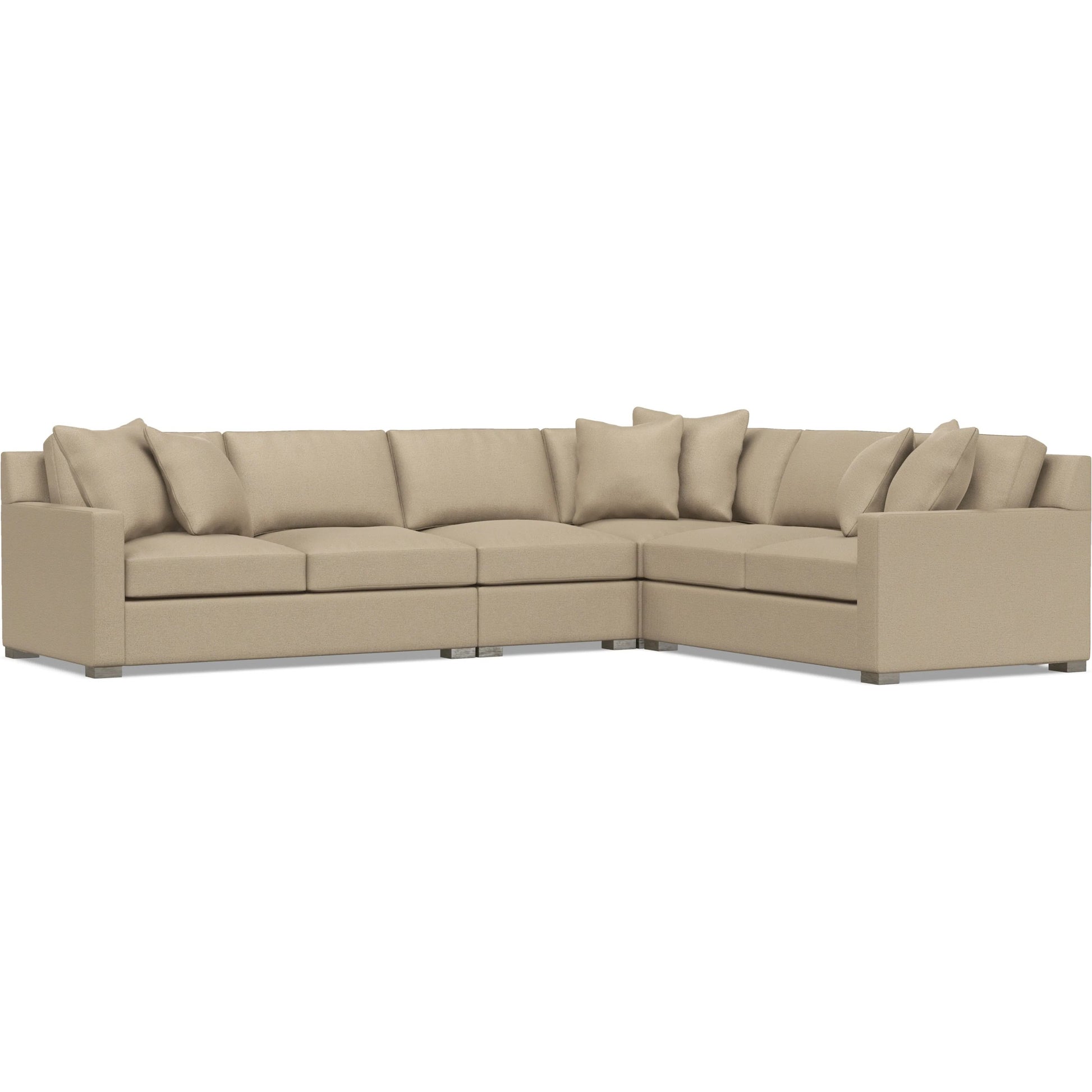 Kelsey 4-Piece Fabric Sectional by Bernhardt in wdf, 789 portobello. Made from unique in a unique style.