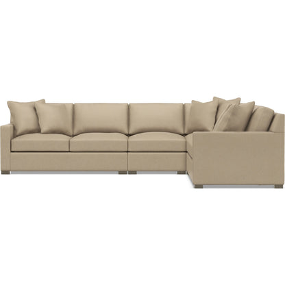 Kelsey 4-Piece Fabric Sectional by Bernhardt in wdf, 789 portobello. Made from unique in a unique style.