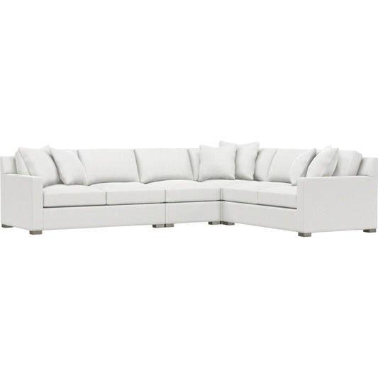 Kelsey 4-Piece Fabric Sectional by Bernhardt in wdf, 789 portobello. Made from unique in a unique style.