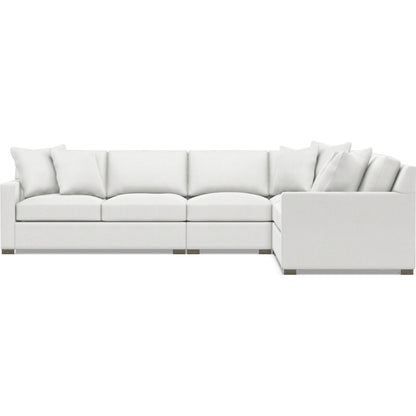 Kelsey 4-Piece Fabric Sectional by Bernhardt in wdf, 789 portobello. Made from unique in a unique style.