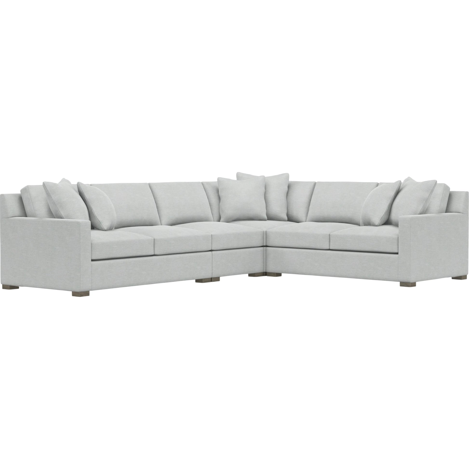 Kelsey 4-Piece Fabric Sectional by Bernhardt in wdf, 789 portobello. Made from unique in a unique style.