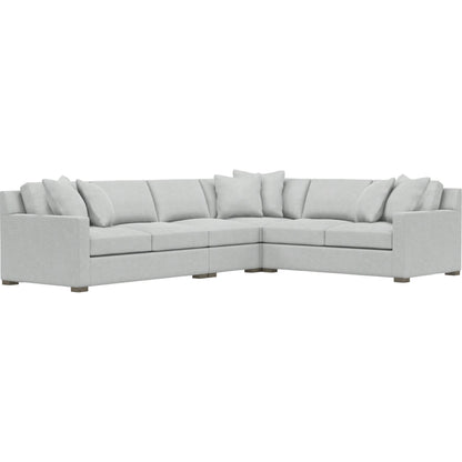 Kelsey 4-Piece Fabric Sectional by Bernhardt in wdf, 789 portobello. Made from unique in a unique style.