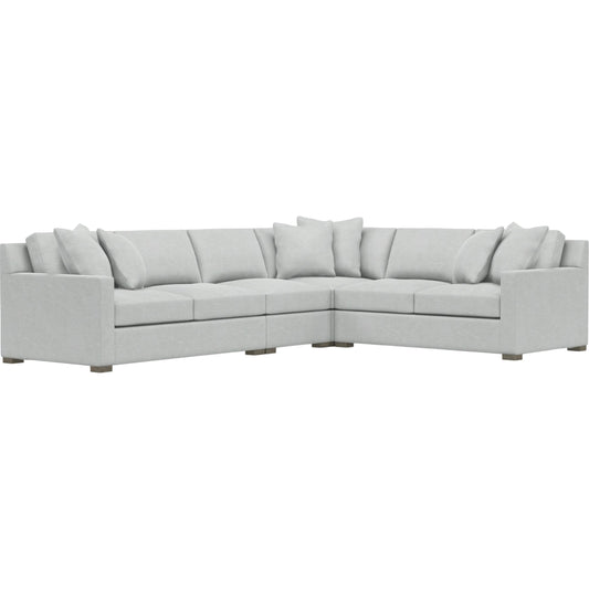 Kelsey 4-Piece Fabric Sectional by Bernhardt in wdf, 789 portobello. Made from unique in a unique style.