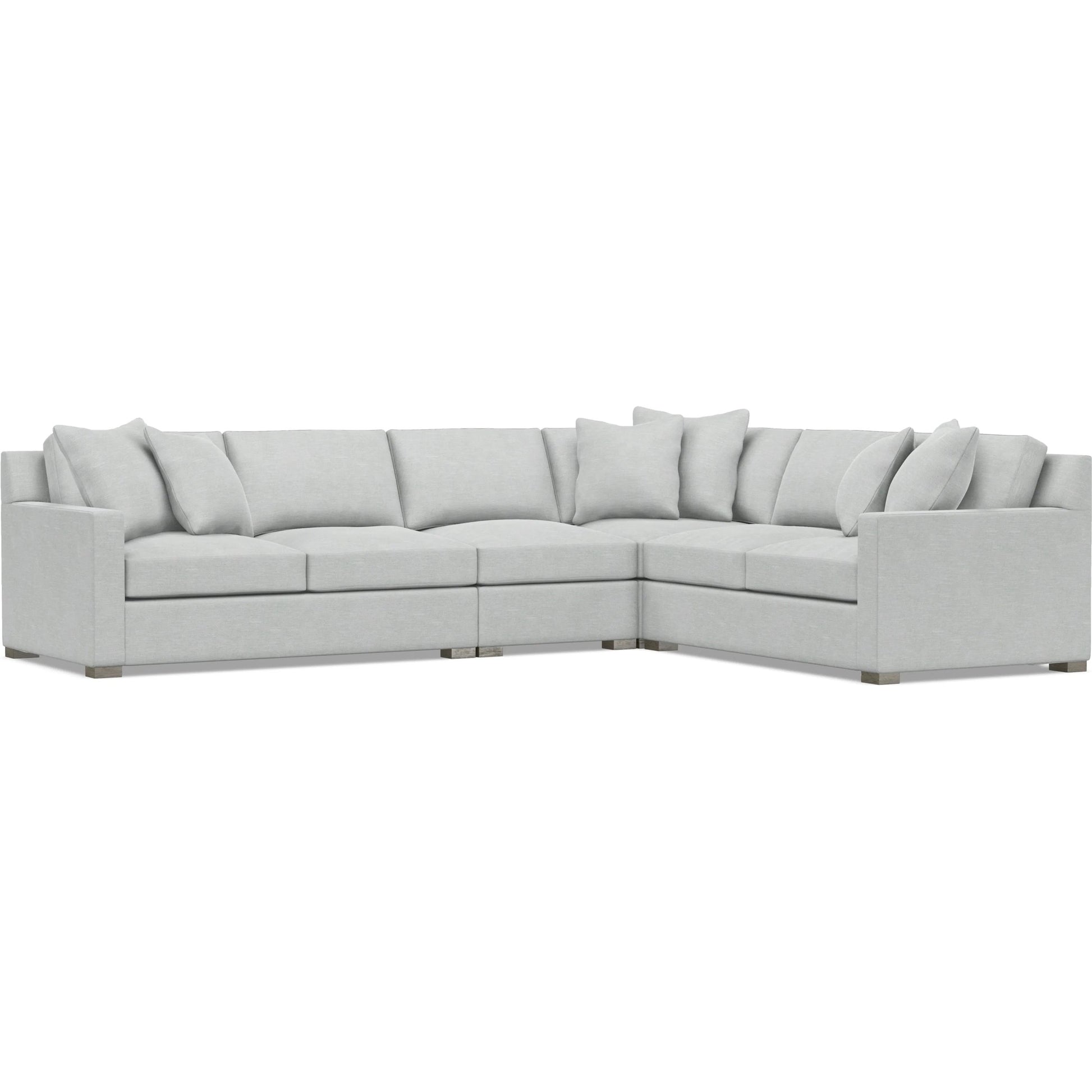 Kelsey 4-Piece Fabric Sectional by Bernhardt in wdf, 789 portobello. Made from unique in a unique style.