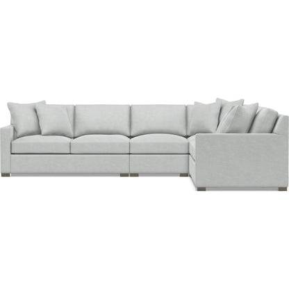 Kelsey 4-Piece Fabric Sectional by Bernhardt in wdf, 789 portobello. Made from unique in a unique style.