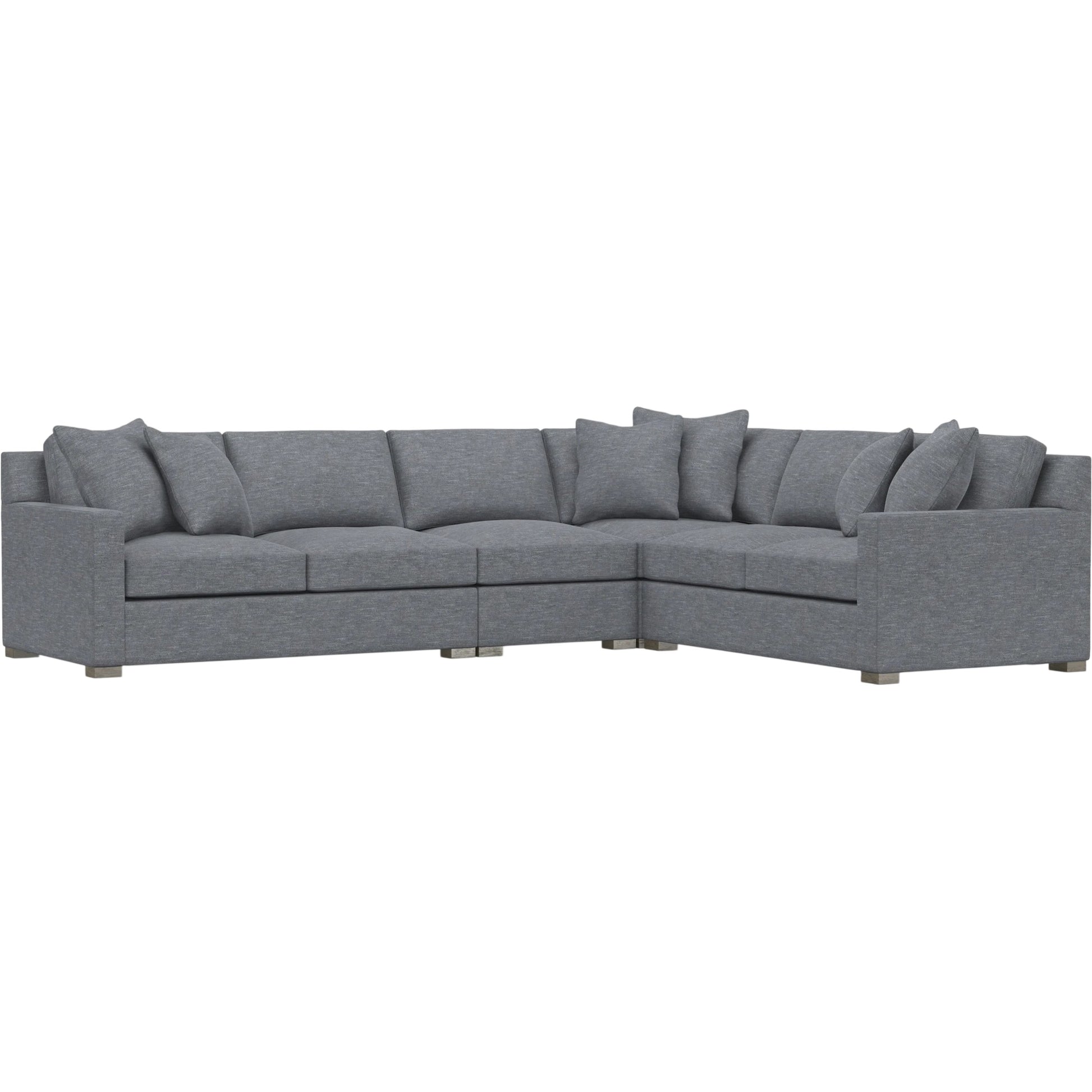 Kelsey 4-Piece Fabric Sectional by Bernhardt in wdf, 789 portobello. Made from unique in a unique style.