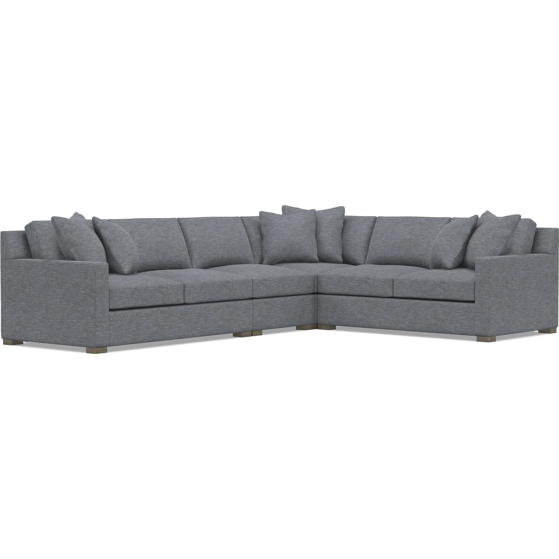 Kelsey 4-Piece Fabric Sectional by Bernhardt in wdf, 789 portobello. Made from unique in a unique style.