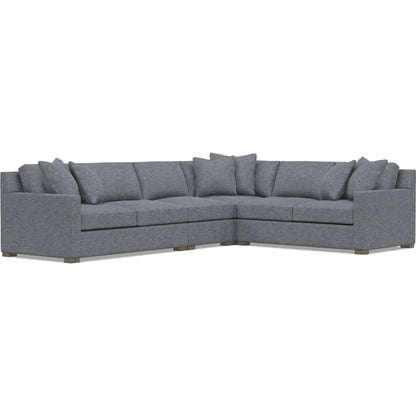 Kelsey 4-Piece Fabric Sectional by Bernhardt in wdf, 789 portobello. Made from unique in a unique style.