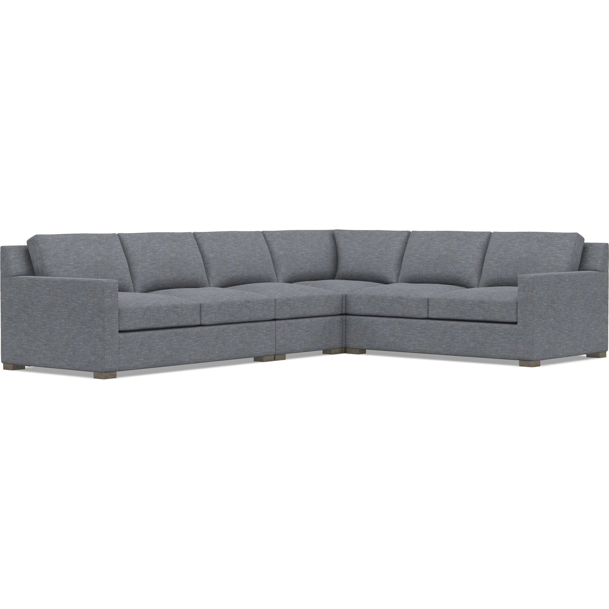 Kelsey 4-Piece Fabric Sectional by Bernhardt in wdf, 789 portobello. Made from unique in a unique style.