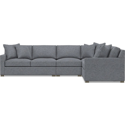 Kelsey 4-Piece Fabric Sectional by Bernhardt in wdf, 789 portobello. Made from unique in a unique style.