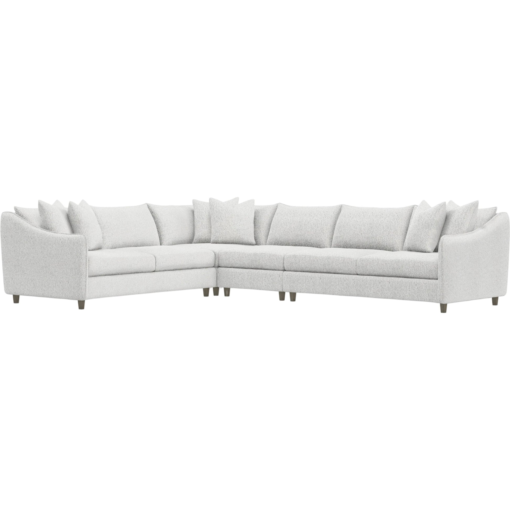 Joli 4-Piece Fabric Sectional by Bernhardt in wdf, 789 portobello. Made from unique in a unique style.