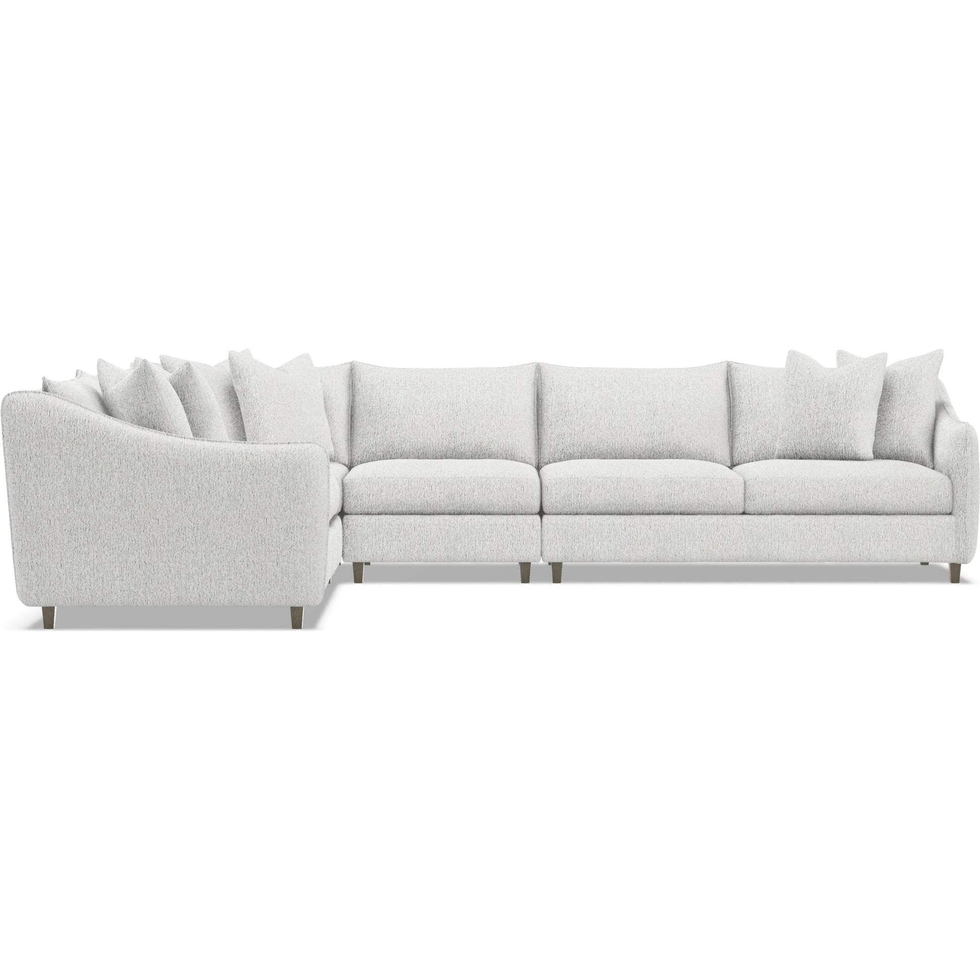 Joli 4-Piece Fabric Sectional by Bernhardt in wdf, 789 portobello. Made from unique in a unique style.