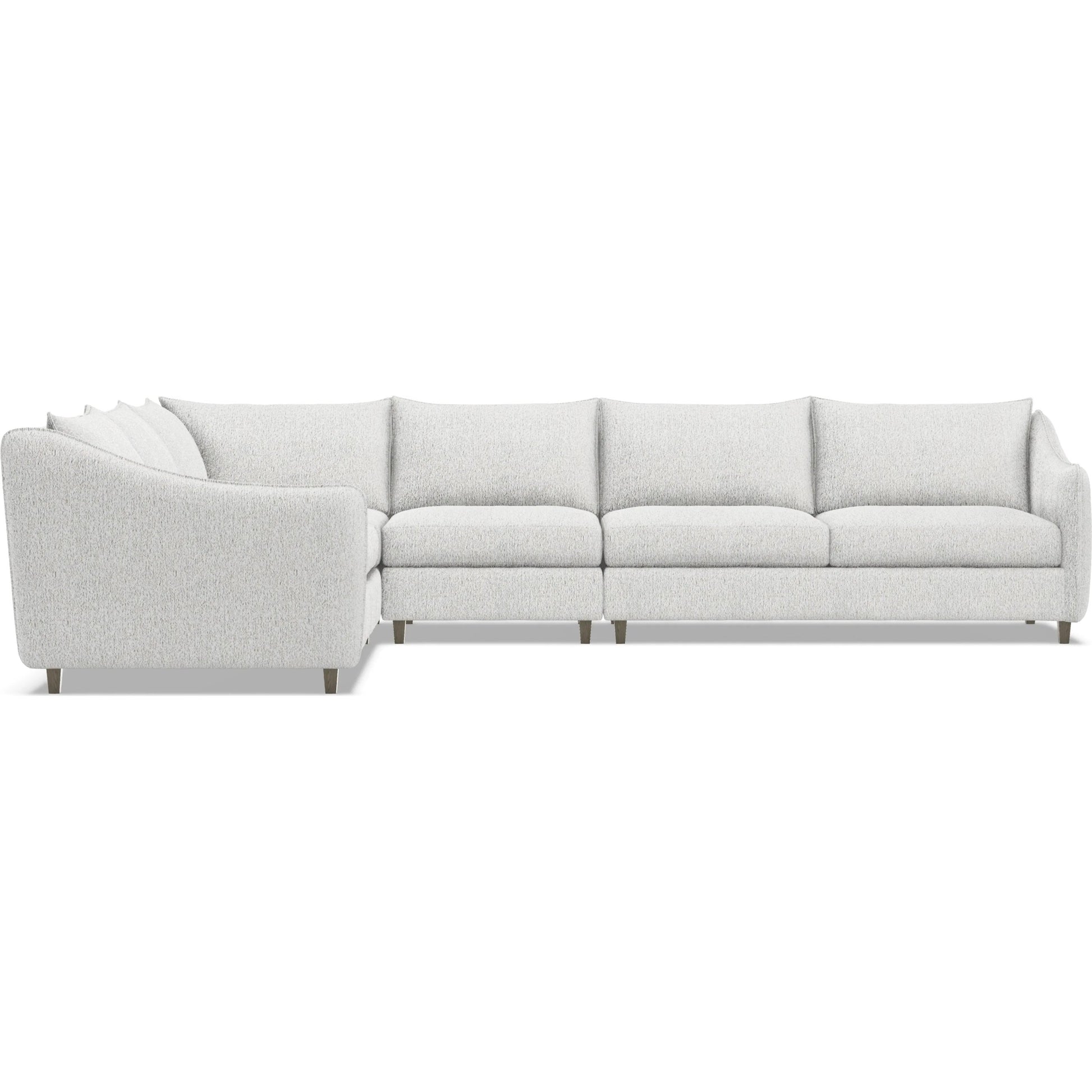 Joli 4-Piece Fabric Sectional by Bernhardt in wdf, 789 portobello. Made from unique in a unique style.