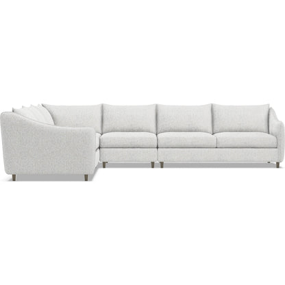 Joli 4-Piece Fabric Sectional by Bernhardt in wdf, 789 portobello. Made from unique in a unique style.
