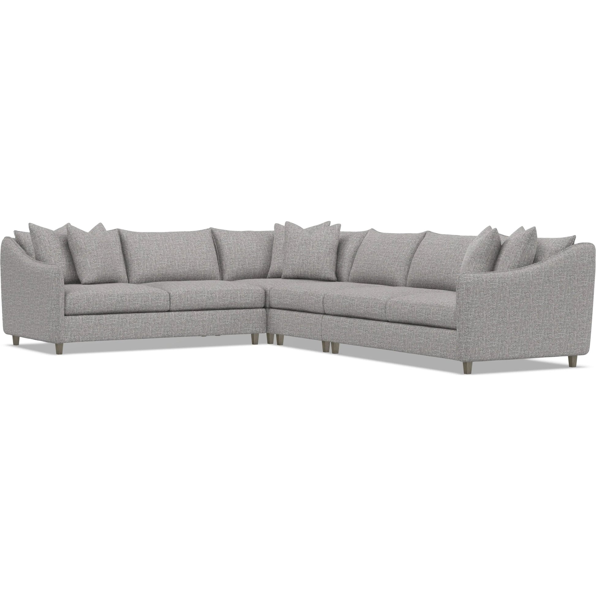 Joli 4-Piece Fabric Sectional by Bernhardt in wdf, 789 portobello. Made from unique in a unique style.