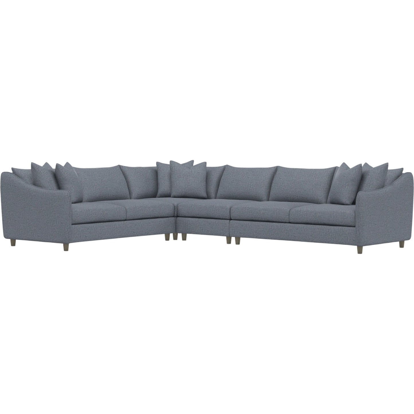 026 SI-2634466 | Primary Silo | Joli 4-Piece Fabric Sectional by Bernhardt in wdf, 789 portobello. Made from unique in a unique style.