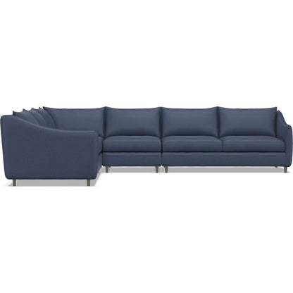 Joli 4-Piece Fabric Sectional by Bernhardt in wdf, 789 portobello. Made from unique in a unique style.