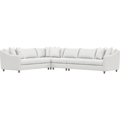 Joli 4-Piece Fabric Sectional by Bernhardt in wdf, 789 portobello. Made from unique in a unique style.