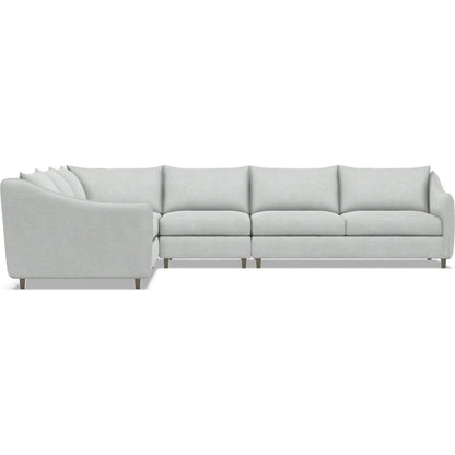 Joli 4-Piece Fabric Sectional by Bernhardt in wdf, 789 portobello. Made from unique in a unique style.