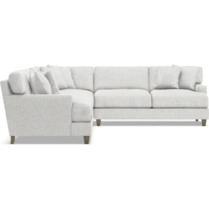 Mila 4-Piece Fabric Sectional by Bernhardt in wdf, 789 portobello. Made from unique in a unique style.