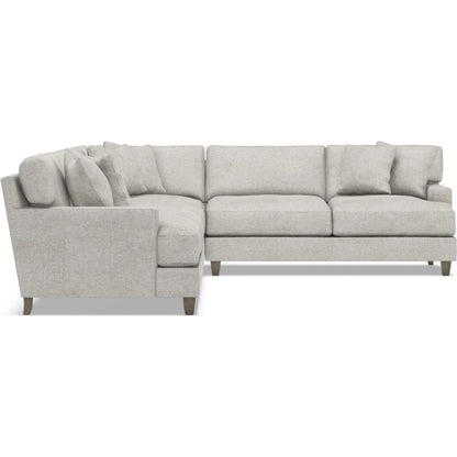 Mila 4-Piece Fabric Sectional by Bernhardt in wdf, 789 portobello. Made from unique in a unique style.