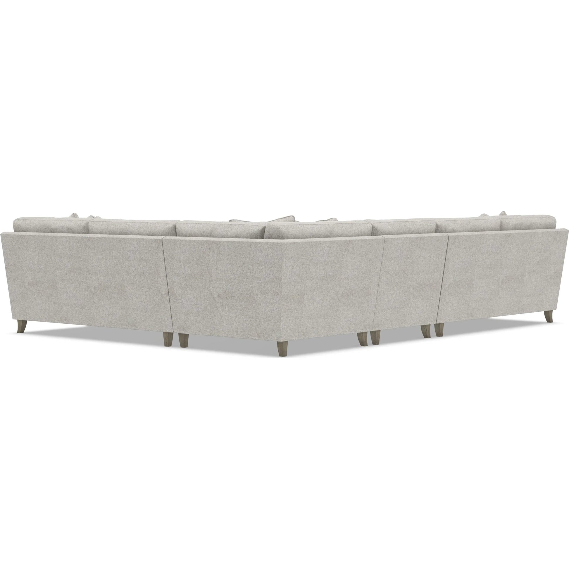 Mila 4-Piece Fabric Sectional by Bernhardt in wdf, 789 portobello. Made from unique in a unique style.