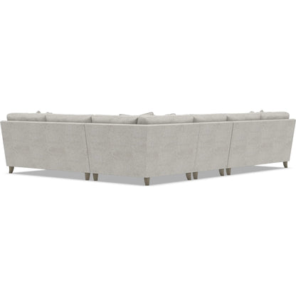 Mila 4-Piece Fabric Sectional by Bernhardt in wdf, 789 portobello. Made from unique in a unique style.