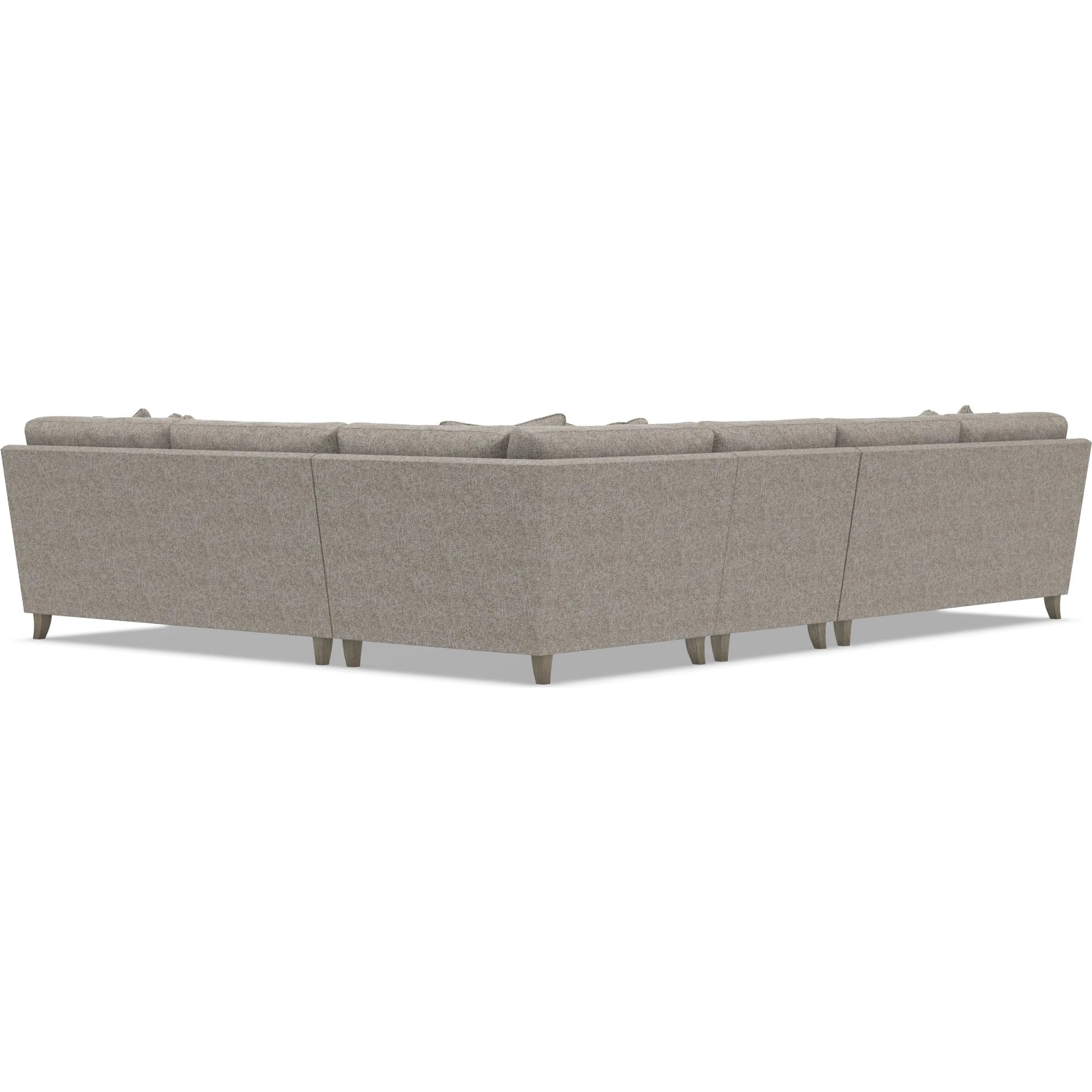 Mila 4-Piece Fabric Sectional by Bernhardt in wdf, 789 portobello. Made from unique in a unique style.