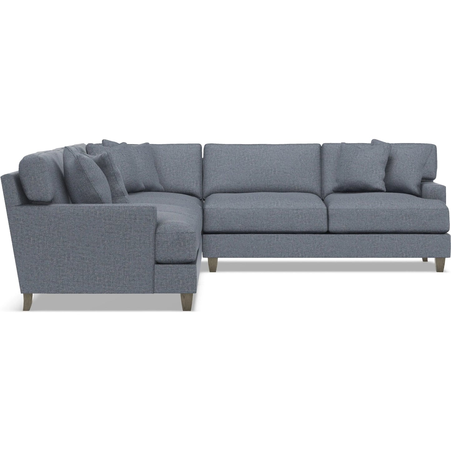 032 SI-2634477 | Additional Silo | Mila 4-Piece Fabric Sectional by Bernhardt in wdf, 789 portobello. Made from unique in a unique style.