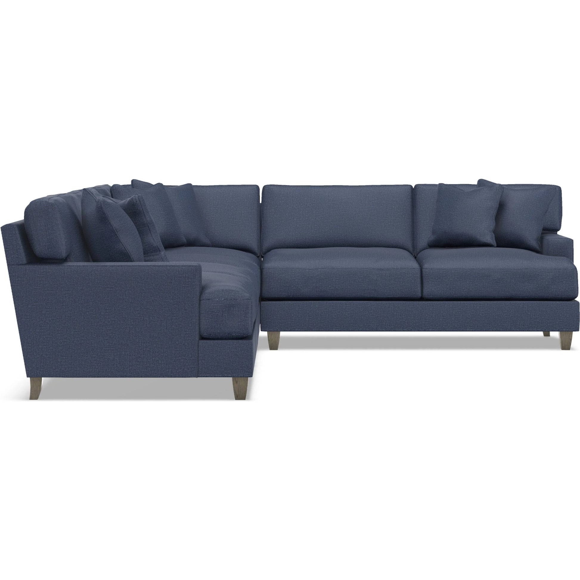 Mila 4-Piece Fabric Sectional by Bernhardt in wdf, 789 portobello. Made from unique in a unique style.