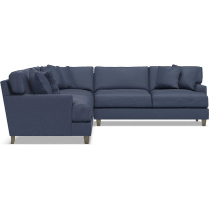 Mila 4-Piece Fabric Sectional by Bernhardt in wdf, 789 portobello. Made from unique in a unique style.
