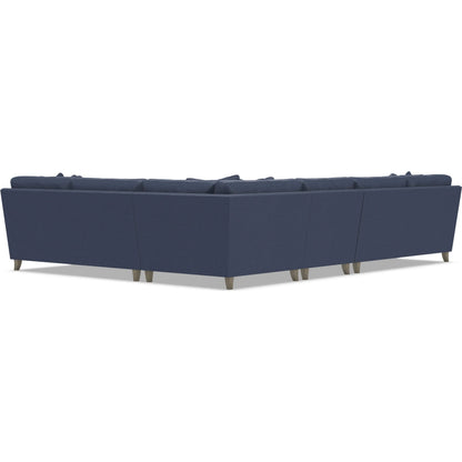 Mila 4-Piece Fabric Sectional by Bernhardt in wdf, 789 portobello. Made from unique in a unique style.