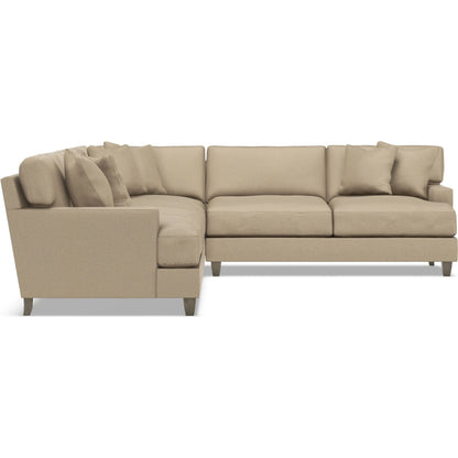 Mila 4-Piece Fabric Sectional by Bernhardt in wdf, 789 portobello. Made from unique in a unique style.