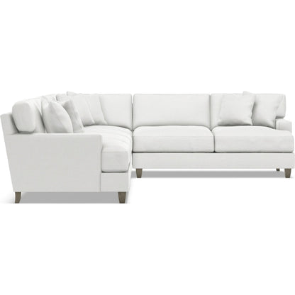 Mila 4-Piece Fabric Sectional by Bernhardt in wdf, 789 portobello. Made from unique in a unique style.