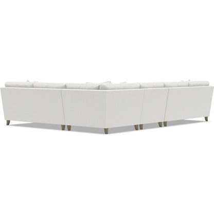 Mila 4-Piece Fabric Sectional by Bernhardt in wdf, 789 portobello. Made from unique in a unique style.
