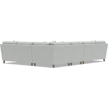 Mila 4-Piece Fabric Sectional by Bernhardt in wdf, 789 portobello. Made from unique in a unique style.