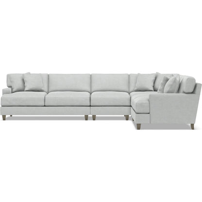 Mila 4-Piece Fabric Sectional by Bernhardt in wdf, 789 portobello. Made from unique in a unique style.